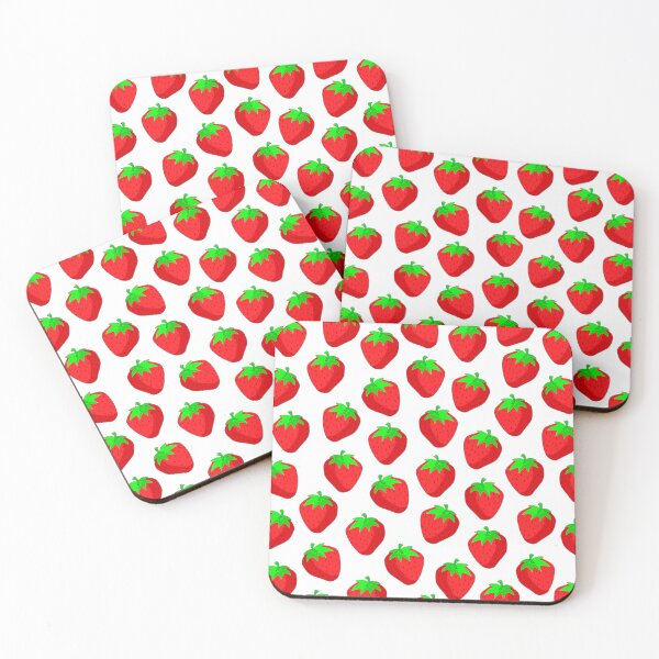 Item preview, Strawberries 1 (on white) designed and sold by SyPhelan.