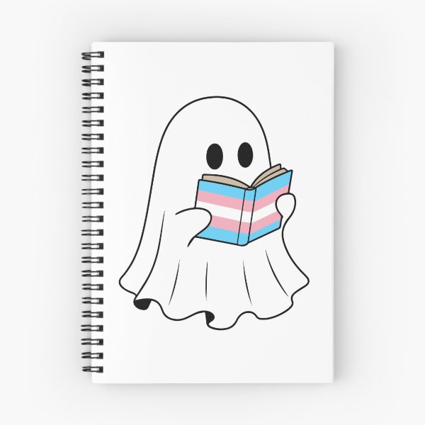Item preview, Ghost With Book -Transgender Pride Halloween designed and sold by Cannaxes Studio.