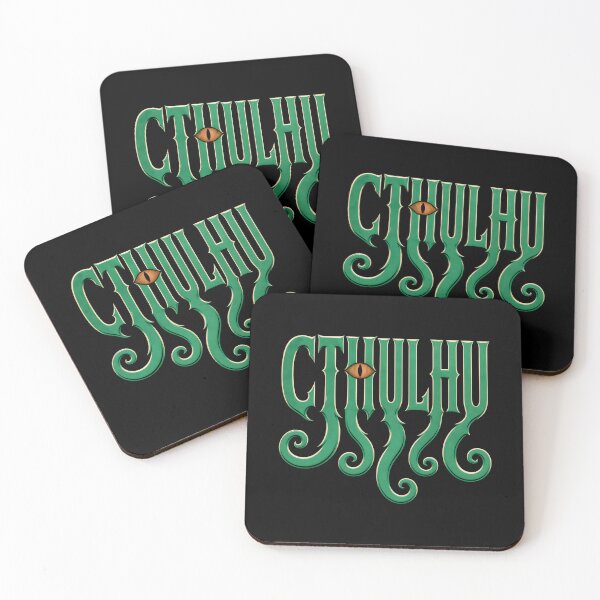 Item preview, Lovecraft Cthulhu – Emerald Tentacle Wordmark designed and sold by Fenay Designs.