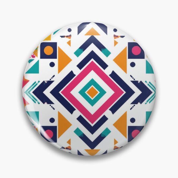 Item preview, Colourful Symmetrical Geometric Abstract Design With Bold Shapes designed and sold by My Gluten Free Life UK.
