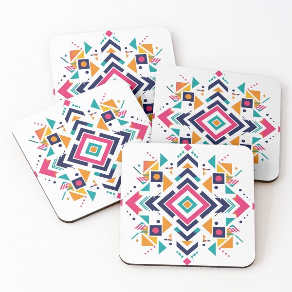 Item preview, Colourful Symmetrical Geometric Abstract Design With Bold Shapes designed and sold by My Gluten Free Life UK.