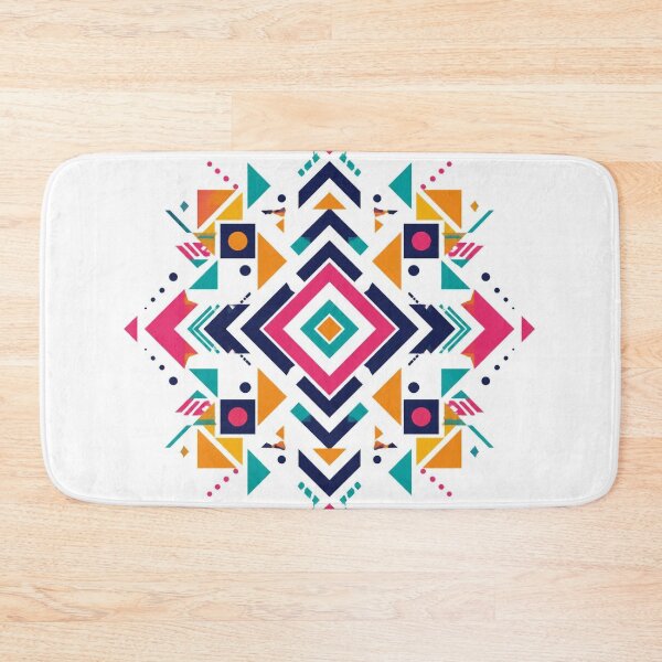 Item preview, Colourful Symmetrical Geometric Abstract Design With Bold Shapes designed and sold by My Gluten Free Life UK.