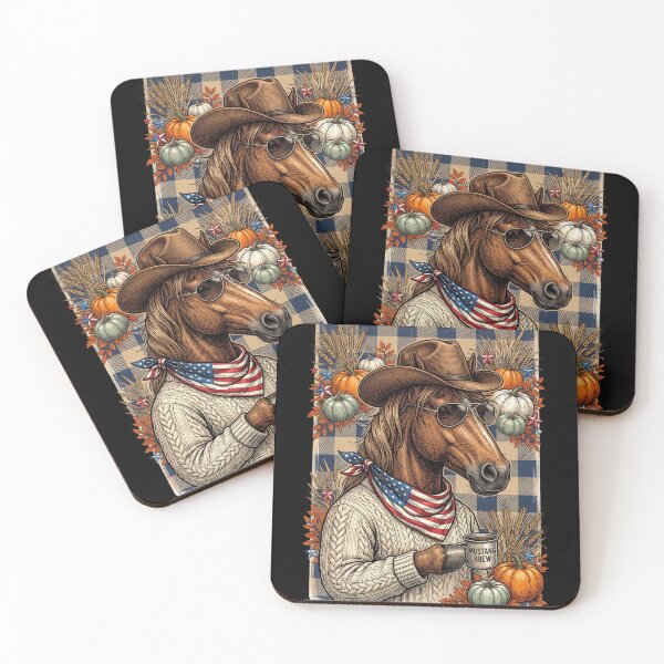 Item preview, Fall Horse Mustang Brew designed and sold by Roy & Tiffany.