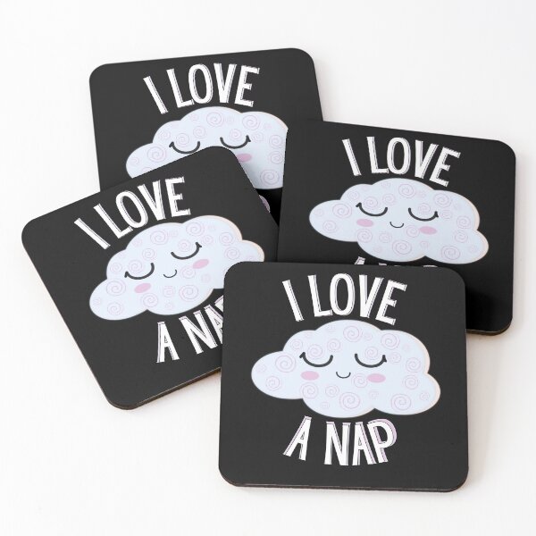 Item preview, I Love a Nap Cute Sleepy Cloud | Cozy Kawaii Nap Lover Gift | Light Ink Edition designed and sold by SunandShade.