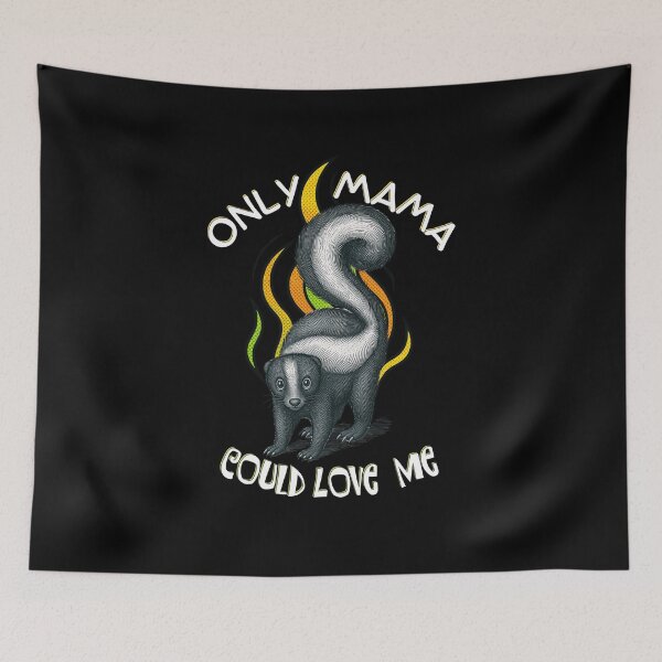 Item preview, Stinky Skunk | Only Mama Could Love Me | Light Ink Edition designed and sold by SunandShade.