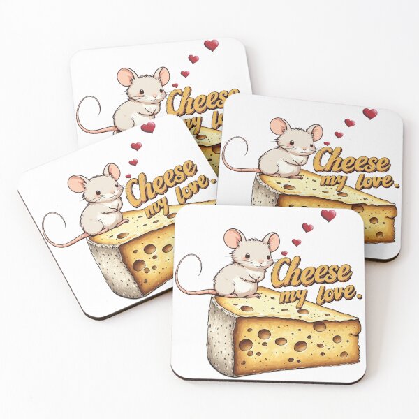 Item preview, Mouse saying: Cheese my love designed and sold by Navy67.