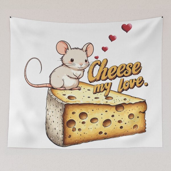 Item preview, Mouse saying: Cheese my love designed and sold by Navy67.