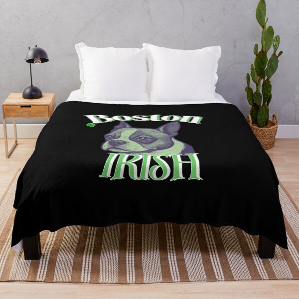 Item preview, Boston Irish | Boston Terrier Lucky Shamrock | Irish Pride designed and sold by SunandShade.