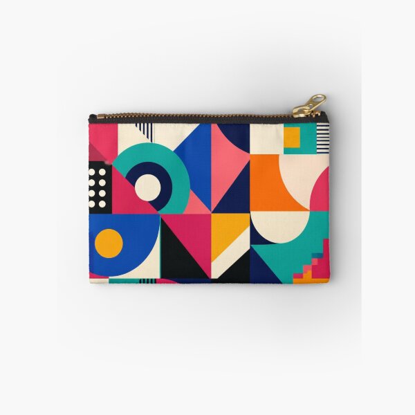 Item preview, Bold Retro Bauhaus Geometric Pattern In Bright Primary Colours designed and sold by My Gluten Free Life UK.