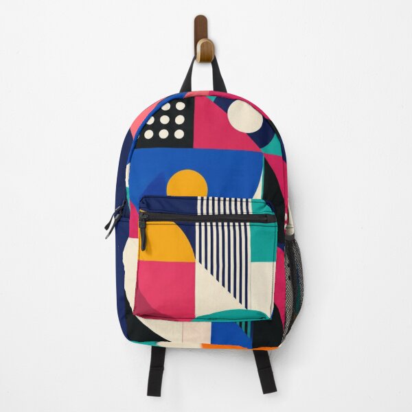 Item preview, Bold Retro Bauhaus Geometric Pattern In Bright Primary Colours designed and sold by My Gluten Free Life UK.