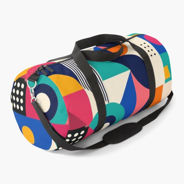 Item preview, Bold Retro Bauhaus Geometric Pattern In Bright Primary Colours designed and sold by My Gluten Free Life UK.