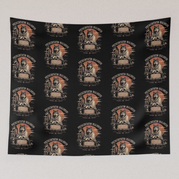 Item preview, Stoic Wolf – Premeditatio Malorum Philosophy Art designed and sold by Dogandesighn.