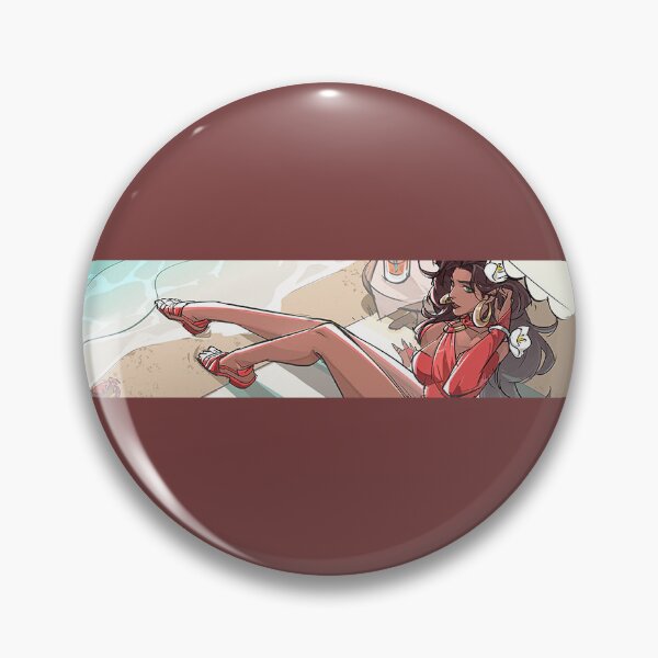 Item preview, Scarlet Witch Marvel Rivals summer nameplate sticker designed and sold by Applesaucemeow-.