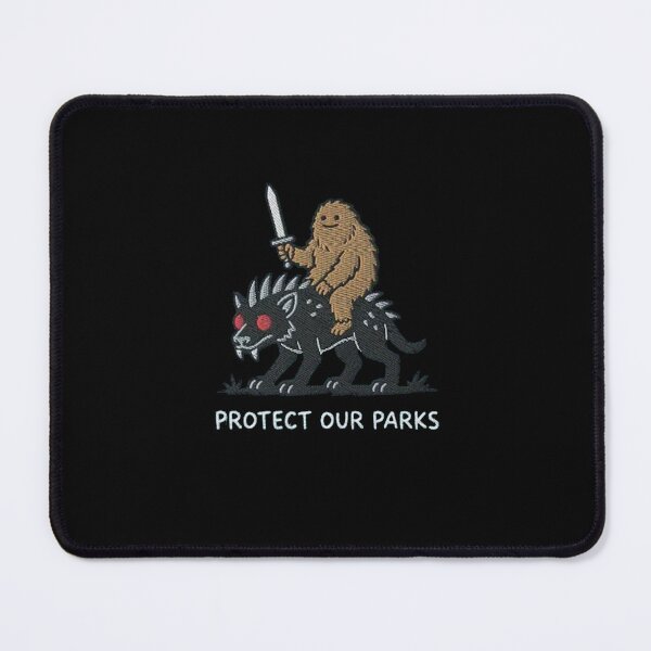Item preview, Bigfoot Chupacabra Protect Our National Parks designed and sold by roartusa.