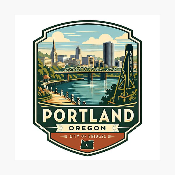 Item preview, Portland Oregon City Of Bridges Travel Souvenir designed and sold by Simsimah26Parks.