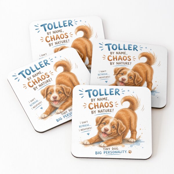 Item preview, Nova Scotia Duck Tolling Retriever puppy designed and sold by Talpha.