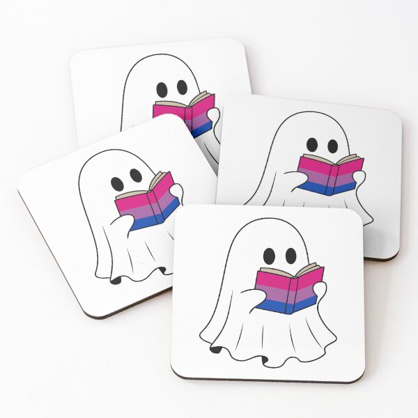 Item preview, Ghost With Book - Bisexual Pride Halloween designed and sold by Cannaxes Studio.