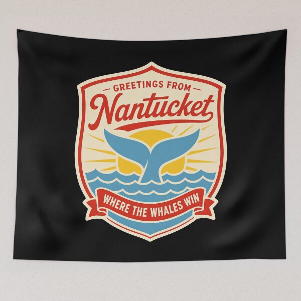 Item preview, Moby Dick: Nantucket Where the Whales Win designed and sold by Fenay Designs.
