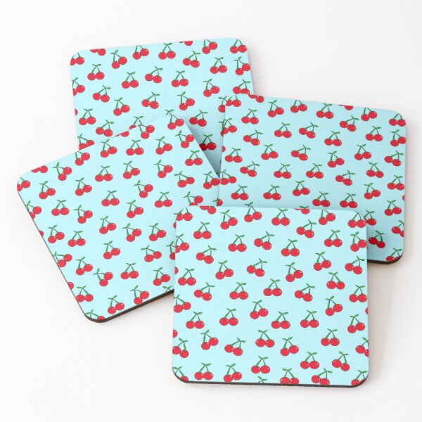 Item preview, Cherries 4 (on blue) designed and sold by SyPhelan.