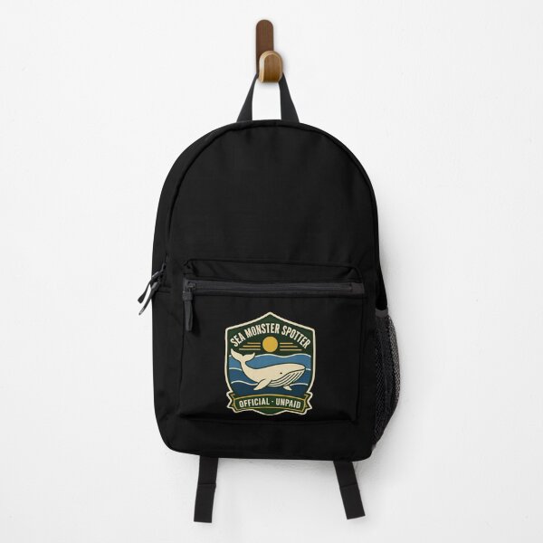 Item preview, Moby Dick Sea Monster Spotter Badge designed and sold by Fenay Designs.