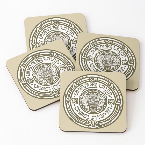 Item preview, Barong Bali Emblem Traditional Balinese Seal Art designed and sold by cannsuh.