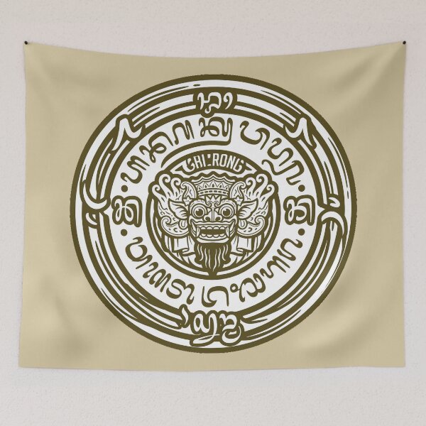 Item preview, Barong Bali Emblem Traditional Balinese Seal Art designed and sold by cannsuh.