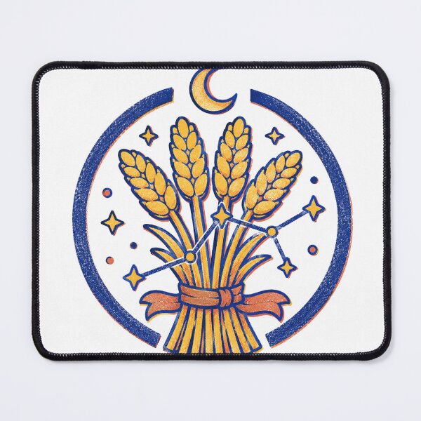 Item preview, Virgo Zodiac Celestial Wheat Sheaf Constellation designed and sold by eignvalue.