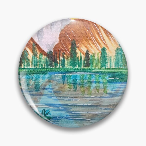 Item preview, Alpine River Landscape designed and sold by TrazosDelSurArt.
