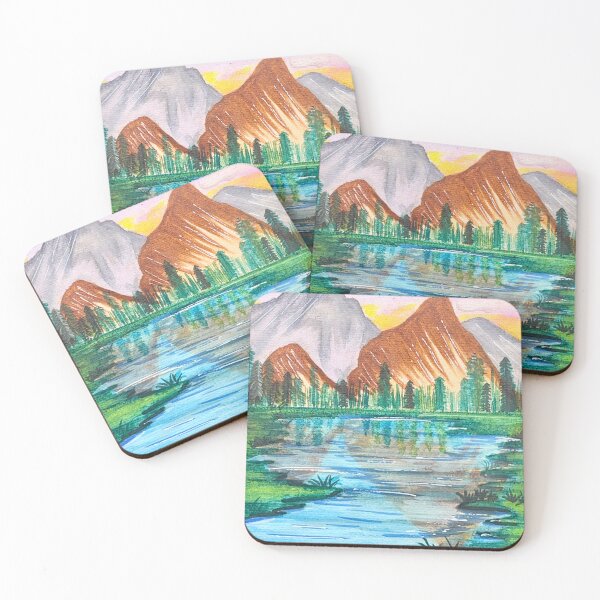 Item preview, Alpine River Landscape designed and sold by TrazosDelSurArt.