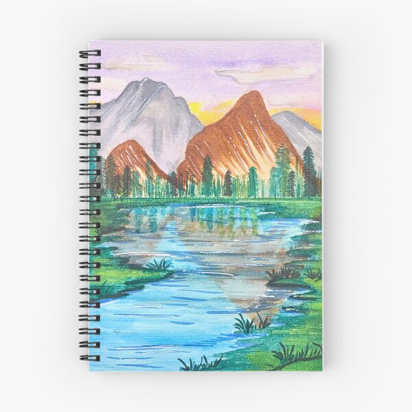 Item preview, Alpine River Landscape designed and sold by TrazosDelSurArt.