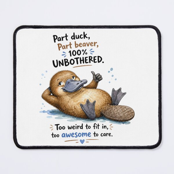 Item preview, awesome platypus designed and sold by Talpha.