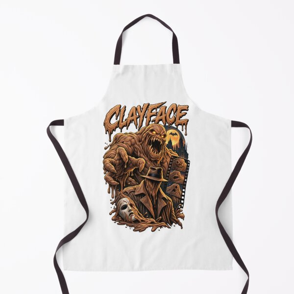 Item preview, Clayface Horror Movie Monster – Retro Halloween Slime Villain designed and sold by ActionForge.
