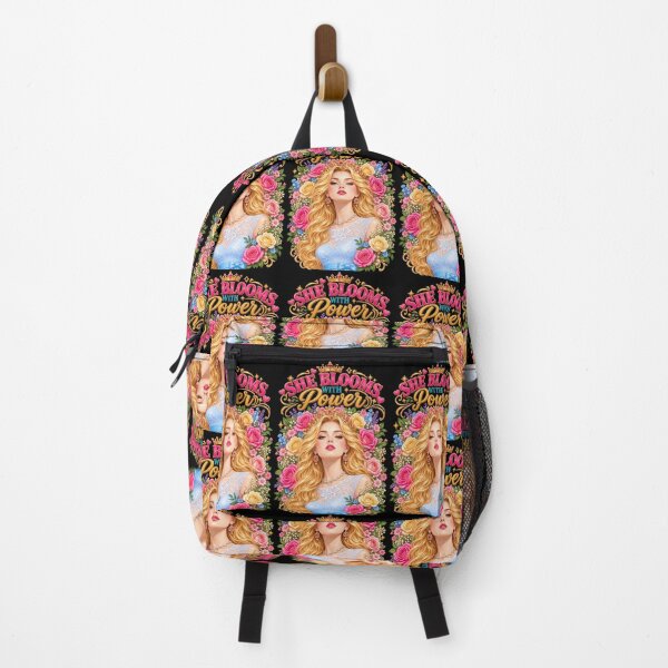 Item preview, She Blooms with Power – Empowering Floral Queen Princess Design designed and sold by Lily Lola.