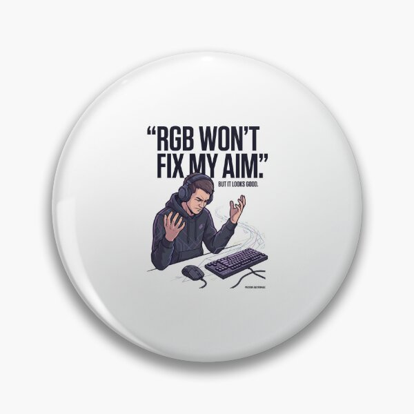 Item preview, RGB Won't Fix My Aim | Funny PC Gamer Shirt designed and sold by SAJ Design Studio.