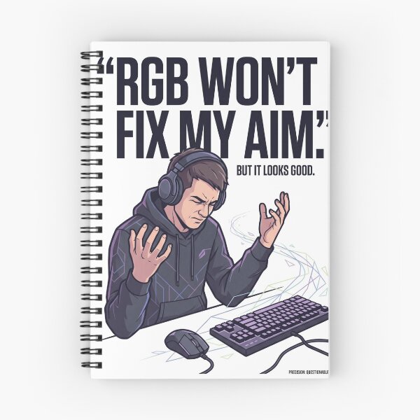 Item preview, RGB Won't Fix My Aim | Funny PC Gamer Shirt designed and sold by SAJ Design Studio.