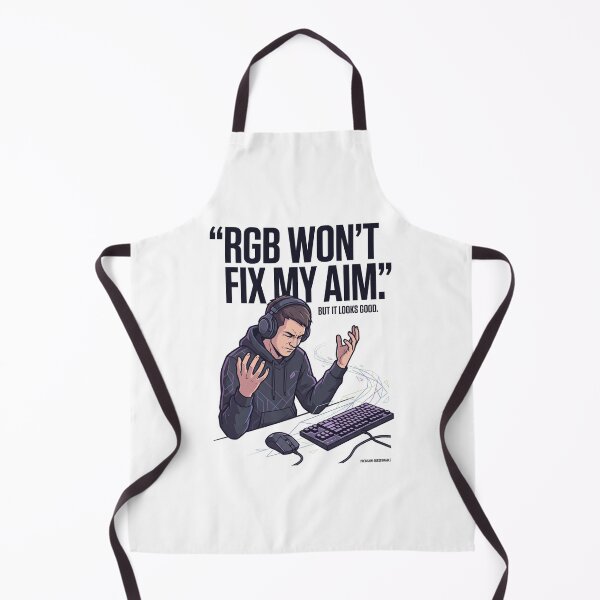 Item preview, RGB Won't Fix My Aim | Funny PC Gamer Shirt designed and sold by SAJ Design Studio.