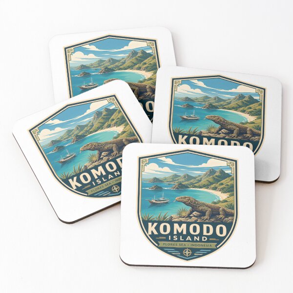 Item preview, Komodo Island Flores Sea Indonesia Dragon Wildlife Traveler designed and sold by Simsimah26Parks.