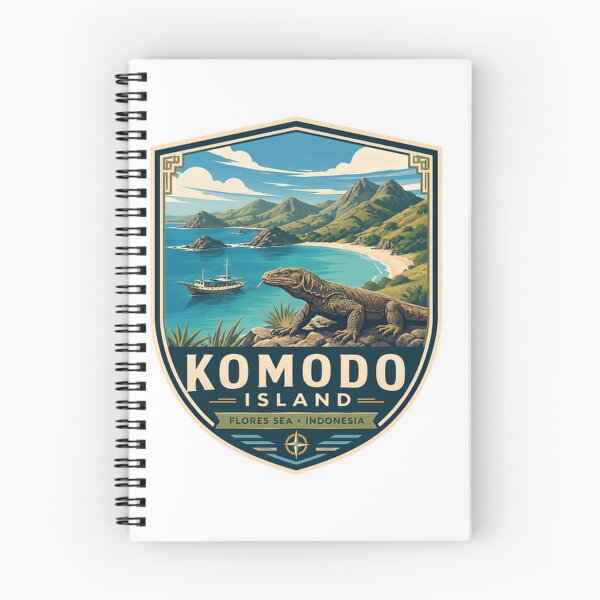 Item preview, Komodo Island Flores Sea Indonesia Dragon Wildlife Traveler designed and sold by Simsimah26Parks.