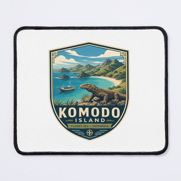 Item preview, Komodo Island Flores Sea Indonesia Dragon Wildlife Traveler designed and sold by Simsimah26Parks.