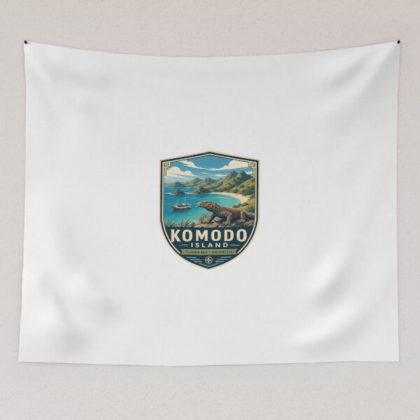 Item preview, Komodo Island Flores Sea Indonesia Dragon Wildlife Traveler designed and sold by Simsimah26Parks.