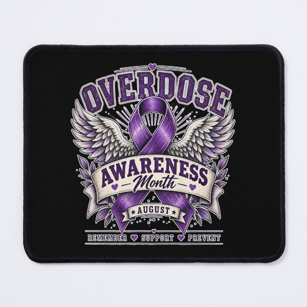 Item preview, Overdose Awareness Month Beautiful Violet Memory Design designed and sold by DarkRelicStudio.