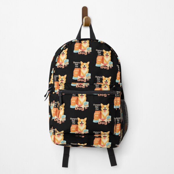 Item preview, Hungry Like The Dog - Funny Corgi Doggie Foodie - Light Text Edition designed and sold by SunandShade.