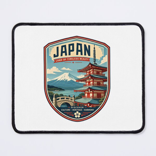 Item preview, Japan Land Of Timeless Beauty Discover Culture Heritage Harmony Japanese Travel Souvenir designed and sold by Simsimah26Parks.