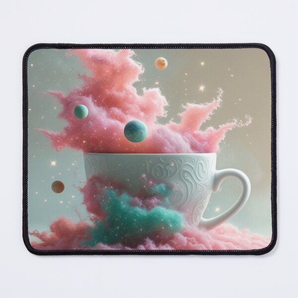 Item preview, Magical Pink Cloud Coffee Cup with Floating Planets. designed and sold by fbtrisha.