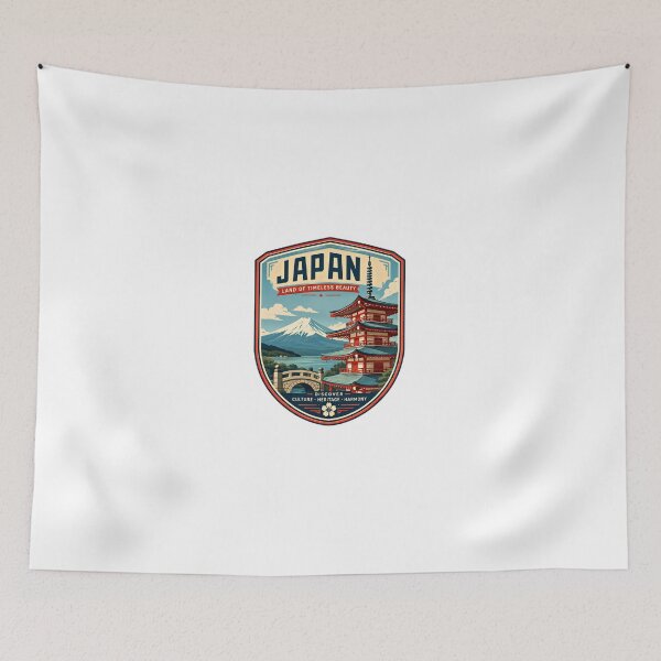 Item preview, Japan Land Of Timeless Beauty Discover Culture Heritage Harmony Japanese Travel Souvenir designed and sold by Simsimah26Parks.