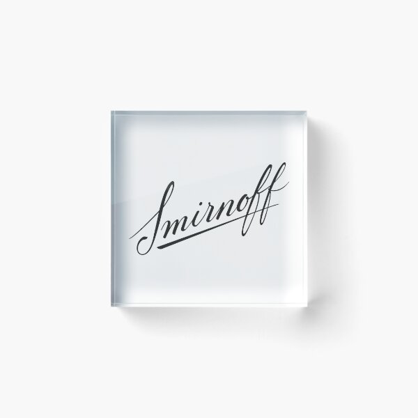 Item preview, Smirnoff Vintage Cursive Script Logo designed and sold by dreyesvc.