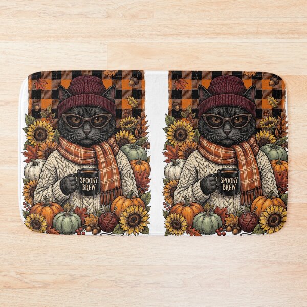 Item preview, Fall Cat Spooky Brew designed and sold by Tiffany Roy.