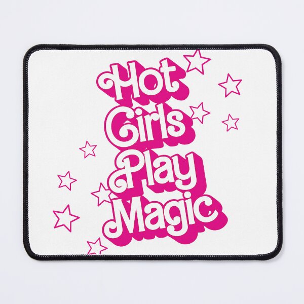 Item preview, Hot Girls Play Magic - Barbie designed and sold by BasketweaveStch.
