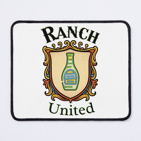 Item preview, Funny Ranch Dressing | Ranch United Football Club Retro Crest designed and sold by SunandShade.