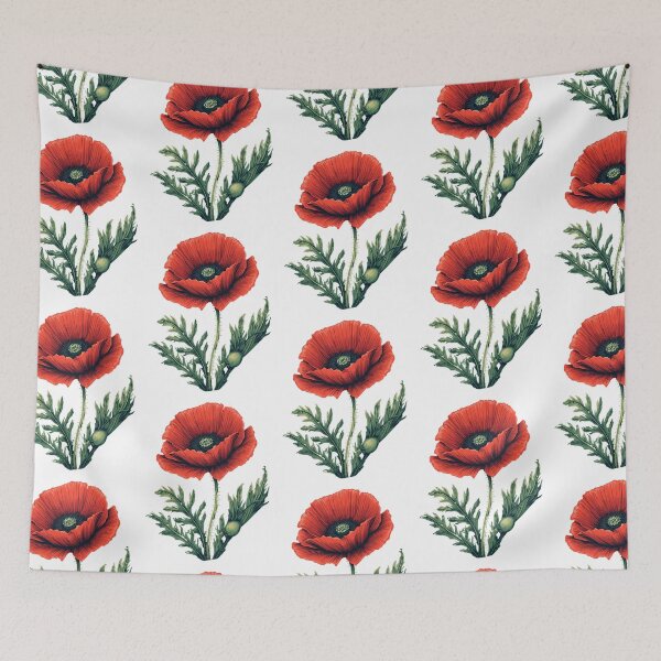 Aperçu de l'œuvre Coquelicot créée et vendue par whatthefoxsays.